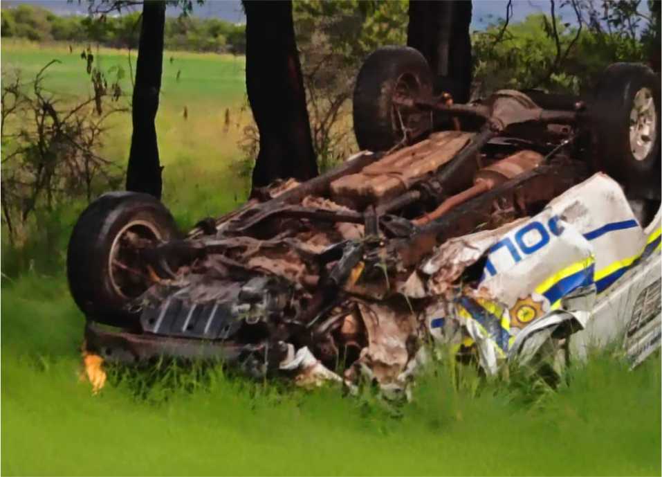Side-Swap Collision Involving SAPS Vehicle Reported on R61 Near Cofimvaba