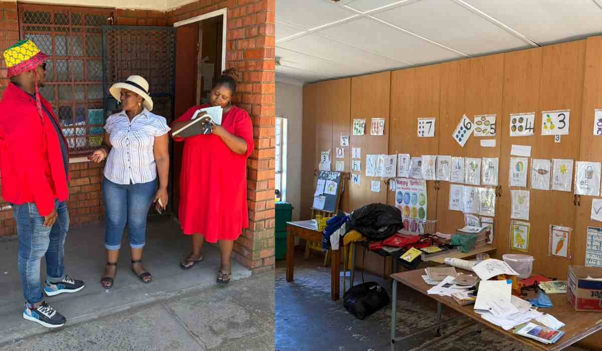 EFF Leaders Visit Ezibeleni School Ahead of New Academic Year