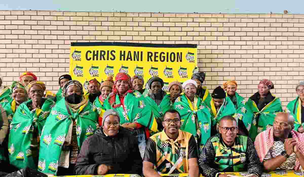 ANC Outreach in Enoch Mgijima Hands Over Shoes and Towels