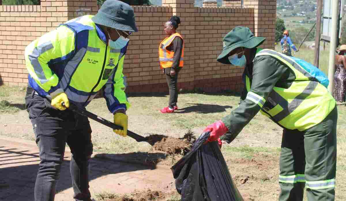 All Saints Hospital Clean-Up Campaign Held for Dr AB Xuma Month