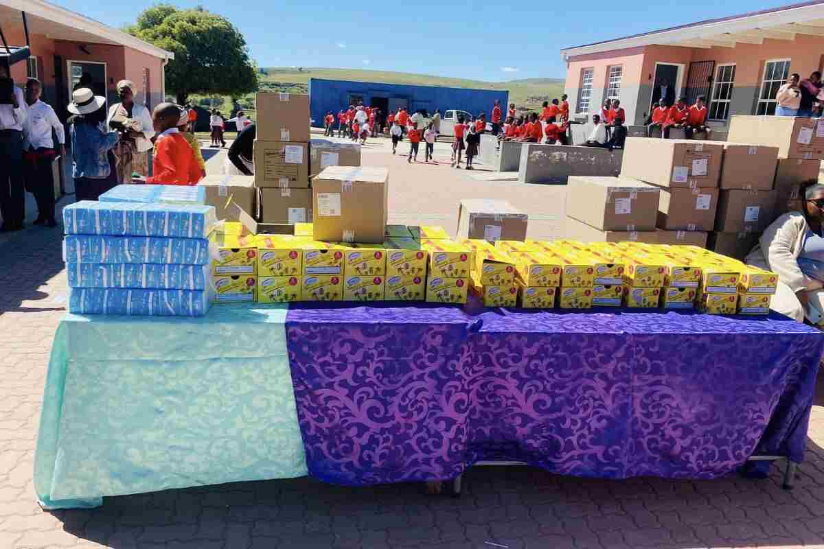 Shoes and Sanitary Towels Donated to Support Learners in Komani