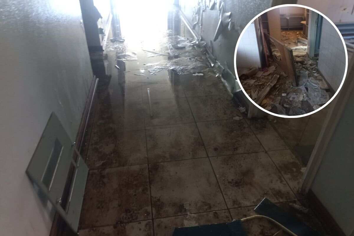 Shock as police offices in Komani left in ruins