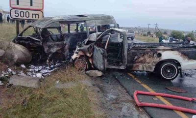 Head-on collision on N2 claims two lives, 19 hurt