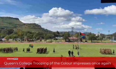Queens College Trooping of the Colour Parade impresses at reunion weekend