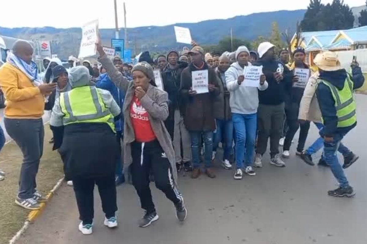Concerned Chris Hani Residents March to District Offices Over Service Issues