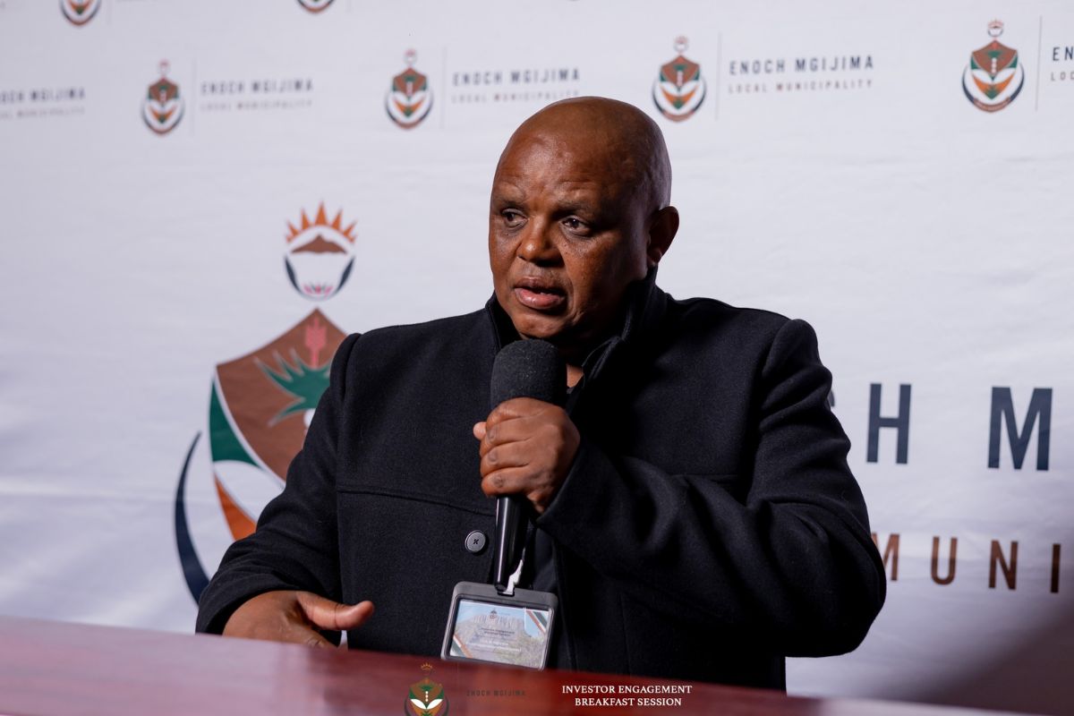 Enoch Mgijima launches investor drive with Komani breakfast